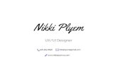 Nikki Plyem UX Portfolio