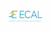 ECAL Right-time Communications @ Techmix 2015