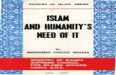 Islam and humanit's need of it