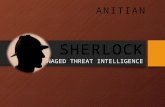 Sherlock Managed Threat Intelligence from Anitian