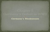 Chapter 5   5.2 german weaknesses