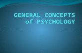 General Concepts of Psychology