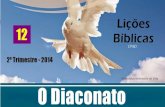 O diaconato lição 12