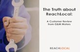 ReachLocal Reviews: A Customer Testimonial from G&M Motors