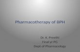 Treatment of BPH