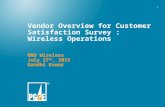 Wireless Operations Customer Survey