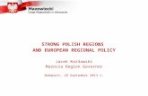 STRONG POLISH REGIONS AND EUROPEAN REGIONAL POLICY