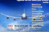 SAS Aviation Academy seminar presentation