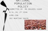 National population-policy