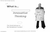 Innovative thinking