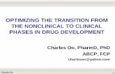 Transitioning to Clinical Drug Development