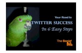 6 steps to grow on twitter