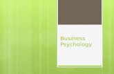 Chapter 6  business psychology