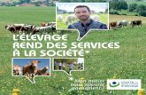 L'élevage rend des services à la société