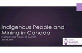 Indigenous People and Mining in Canada
