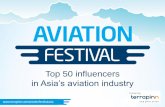 Aviation Festival Asia - Top 50 Influencers