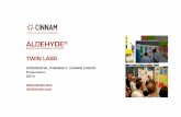 CINNAM PROJECTS |  ALDEHYDE® Twin Labs