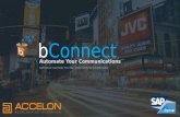 bConnect - Automate Your Communications From SAP Business One