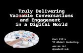 CMO Event - Paul Ellis, Truly Delivering Valuable Conversations and Engagement in a Digital World