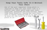 Keep your tools safe in a britool tool chest