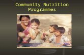 Community nutrition programme