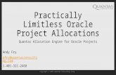 Quantas Allocation Engine for Oracle Projects