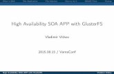 High Availability SOA APP with GlusterFS