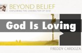 God is Loving, Beyond Belief Series, Session 2, Cardoza
