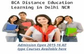 Bca distance education learning in delhi ncr 9278888318