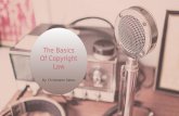 The Basics Of Copyright Law
