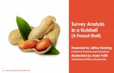 Peanut Labs Webinar - Survey Analysis In A Nutshell