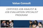 Certified Job Analyst dan Job Evaluation Specialist Program