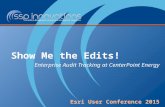 Enterprise Audit Tracking at CenterPoint Energy, Show Me the Edits!