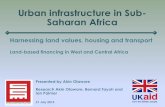 12. Land based financing in west and central Africa