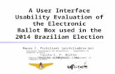 A User Interface Usability Evaluation of the Electronic Ballot Box used in the 2014 Brazilian Election
