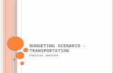 Budgeting scenario   transportation