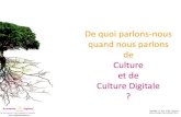 Culture et Culture Digitale by Meb - Marie Elisabeth Boury