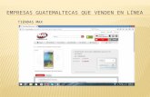 Empresas guatemaltecas que venden en línea