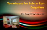 Townhouse For Sale In Port Coquitlam