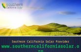 Best Solar Companies in Southern California