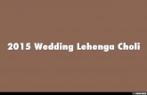 2015 Wedding Lehenga Choli