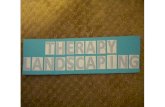 Therapy Landscaping PPT