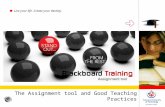 Blackboard training - The assignment tool and good teaching practices