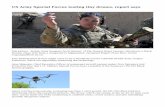 US Army Special Forces testing tiny drones, report says