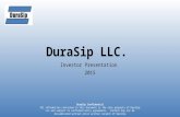DuraSip Investor Pitch Deck