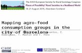 Mapping agro-food consumption groups in the city of Barcelona