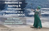 Reflections on teaching and information behaviour in a Futurelearn MOOC