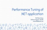 Performance Tuning of .NET Application