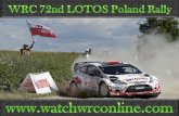 wrc 2015 72nd LOTOS Poland Rally live
