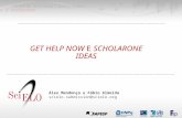 Get Help Now e ScholarOne Ideas - Alex Mendonça